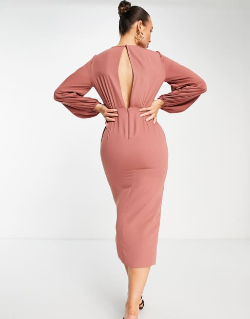 Asos robe manche longue sale