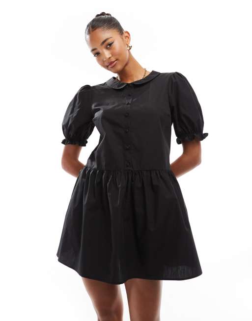 Robe avec col chemise sale