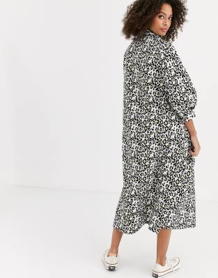 robe chemisier fluide longue