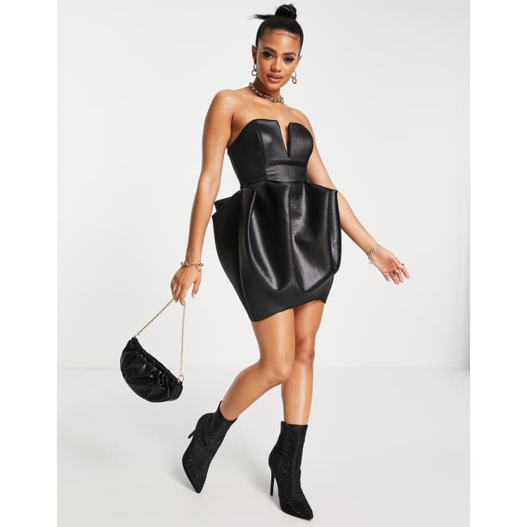 Robe discount brillante noire