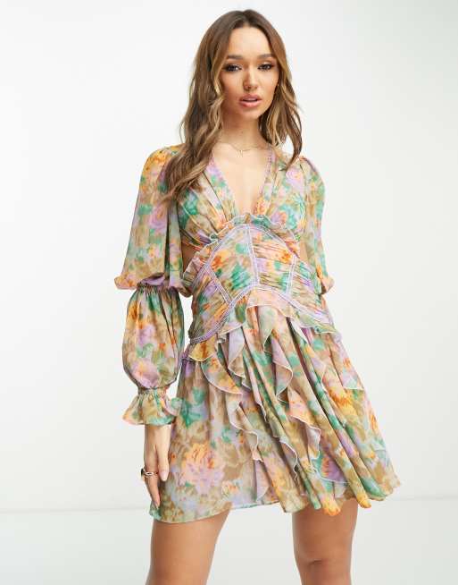Asos robe a fleurs hotsell