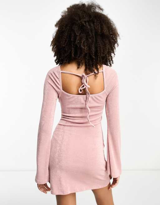 Robe rose poudré discount asos