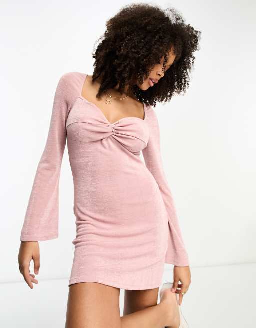 Asos robe clearance rose poudré