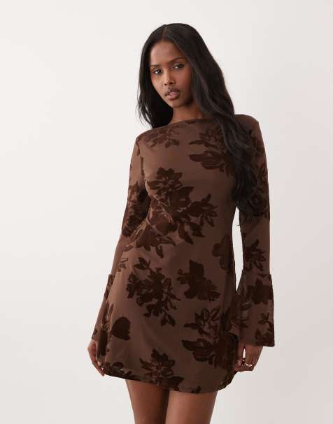Robe Connectée Sans Manches Motif Aquarelle Floral - Taille 10 Violet/bleu/vert - Occasion Très Bon état