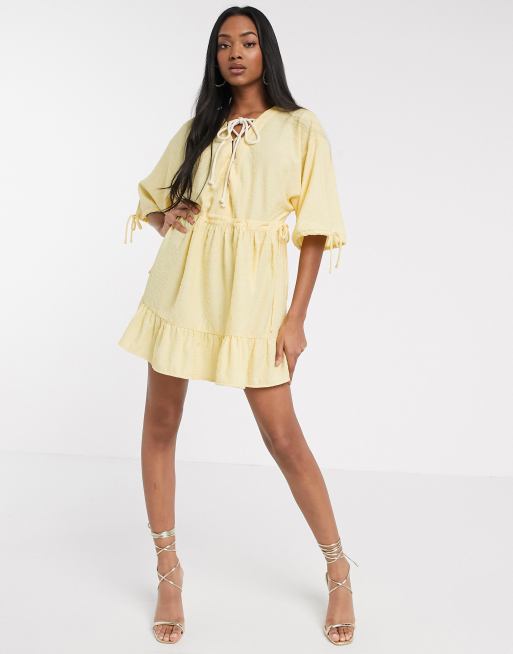 Robe best sale jaune pastel