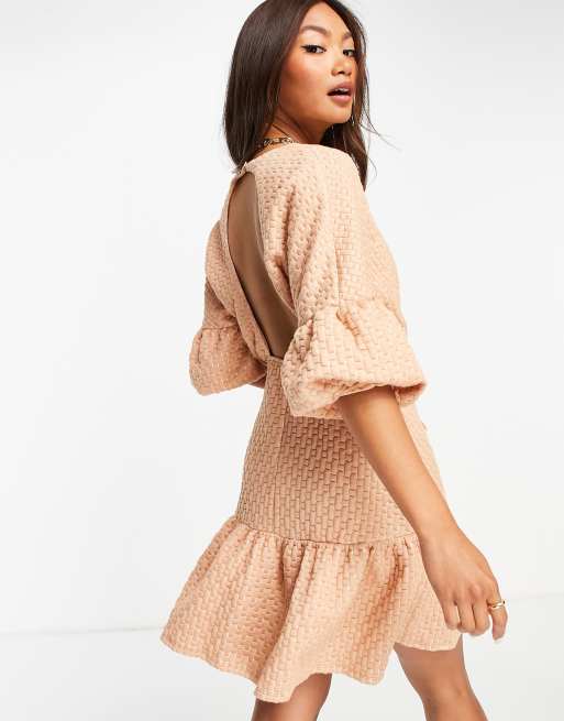 Robe rose et blanche dentelle on sale
