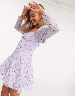 robe lilas asos