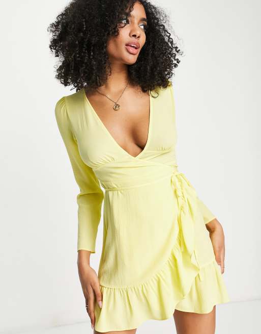 Asos discount robe jaune