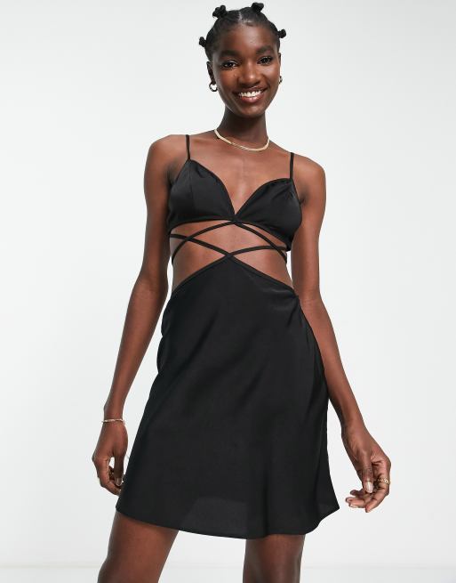 Petite robe hotsell noire asos