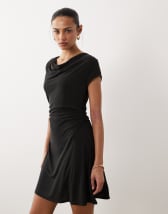Robe Noire Moulante Miss Selfridge Taille 4 - Bretelles Réglables, Occasion Très Bon état