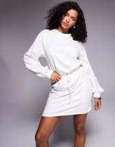 Robe Pull (jumper Dress) Miss Selfridge Beige - Taille 8, Occasion Très Bon état