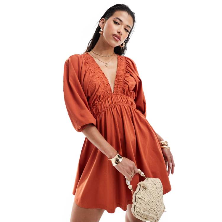 Robe Courte Robes De Soiree Asos ASOS DESIGN Robe Courte Rétro à