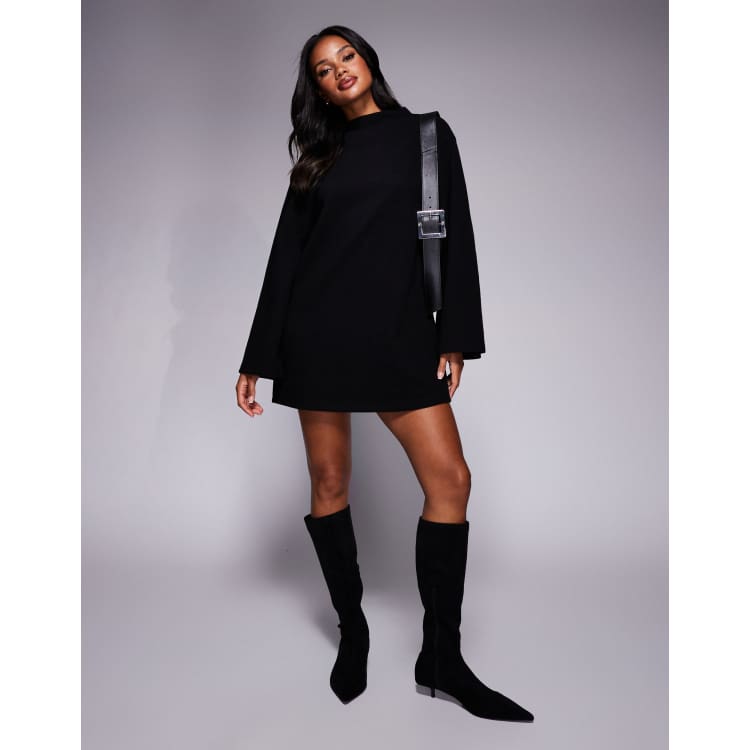 CACHE & CACHE Robe d'été Dames Robe T EU 38 noir-orange clair style