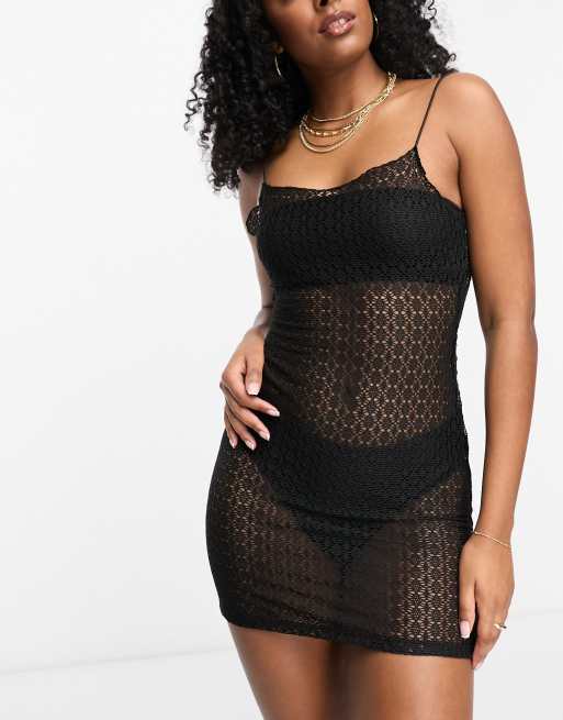 Robe de plage maille hot sale