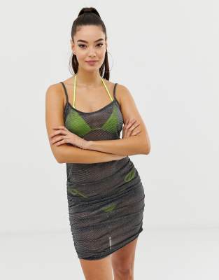 robe en maille plage