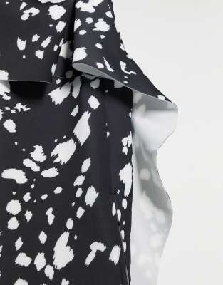 peplum pencil midi dress with tuck detail