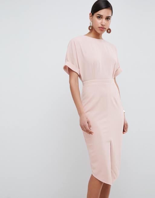 ASOS DESIGN Robe fourreau mi longue