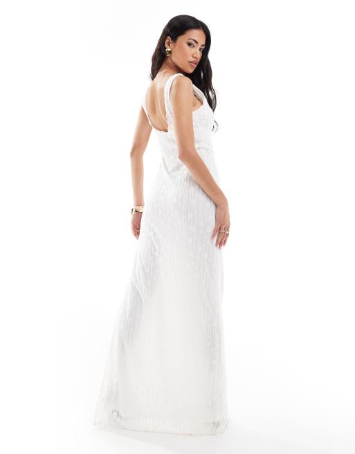 Robe blanche longue asos sale