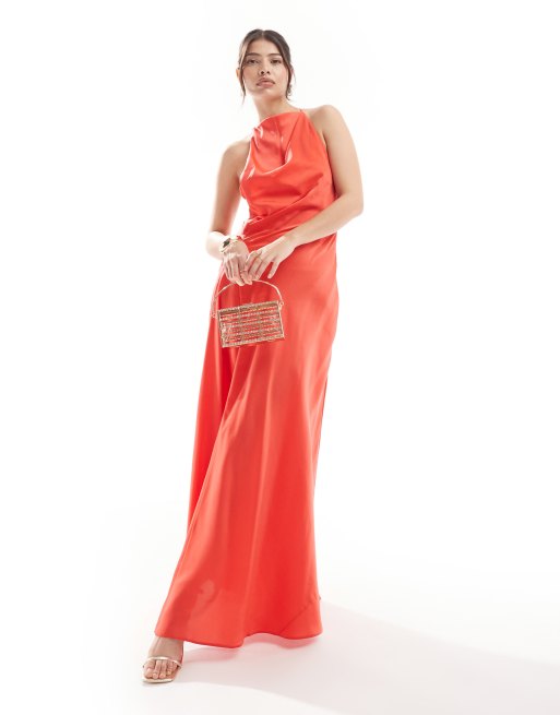 Robe en satin asos hotsell