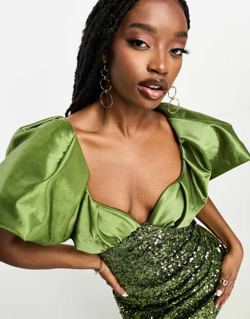 Asos robe best sale longue verte