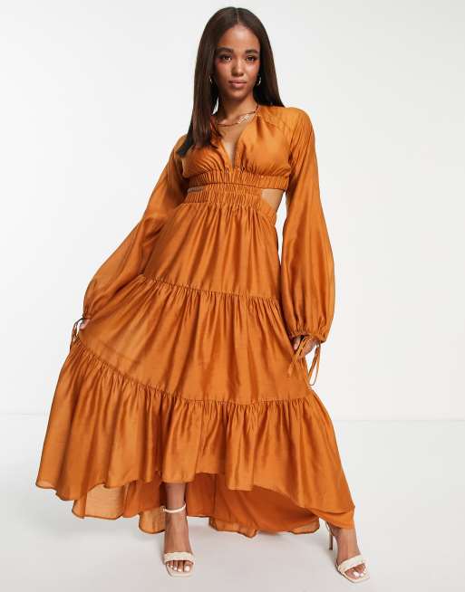 Robe a new arrivals volant longue
