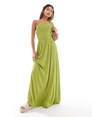 ASOS DESIGN - Robe longue et asymétrique à détail froncé effet froissé ...