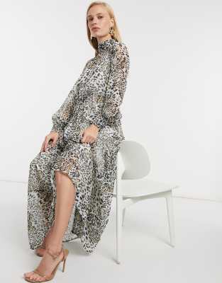 robe fluide leopard
