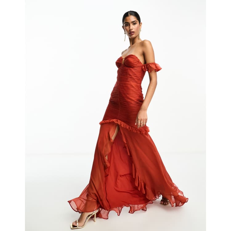 Robe rouille asos clearance