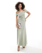 ASOS DESIGN Curve Robe mi longue en satin Lavande ASOS