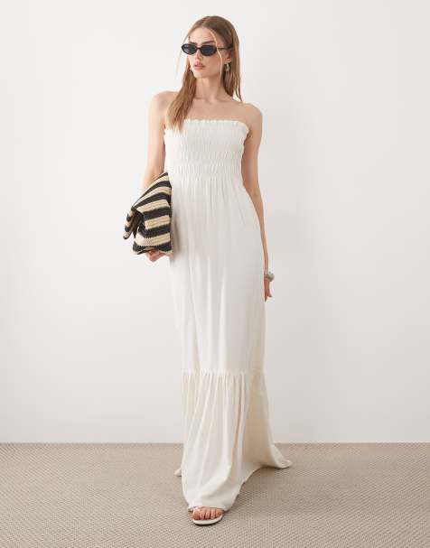 ASOS DESIGN - Robe longue froncée - view 1