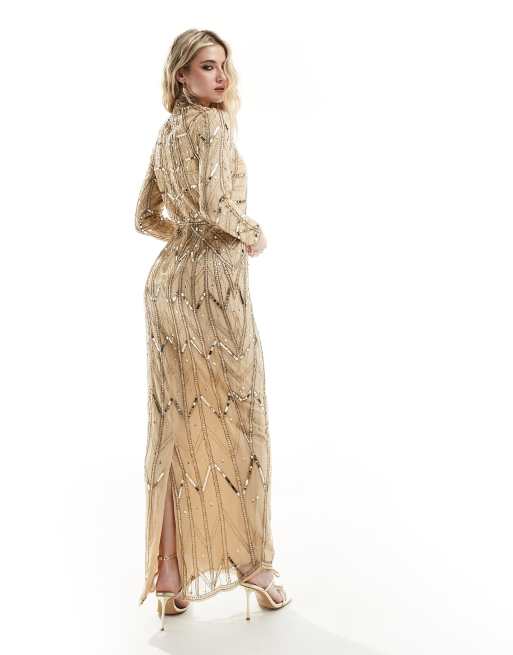 Ornements Robe Longue Style Kimono Hope Ivy Robe Portefeuille