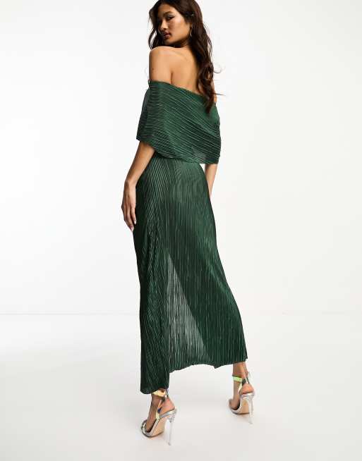 Asos design outlet robe longue plissée