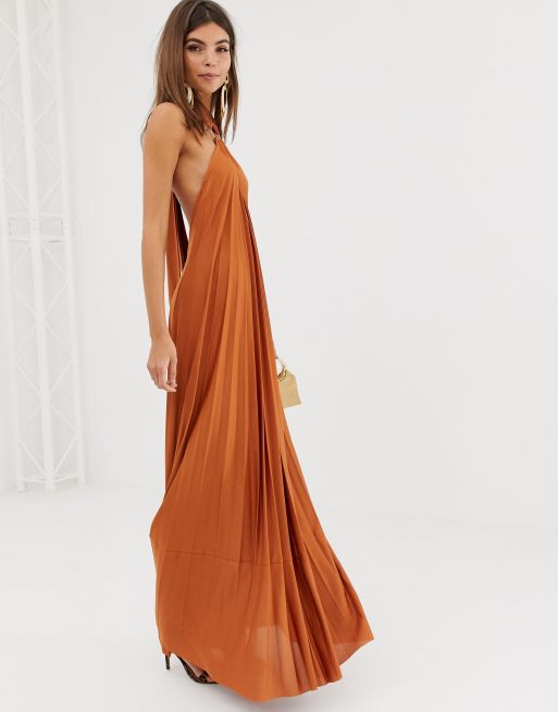 Asos robe longue dos nu sale