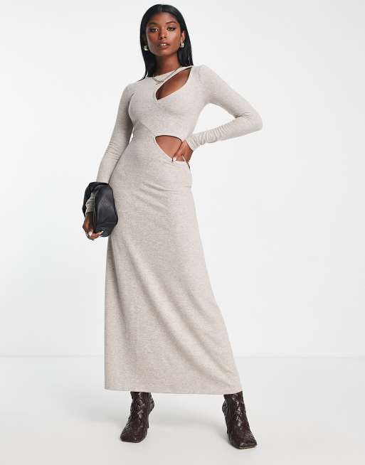 Asos robe on sale longue manche longue