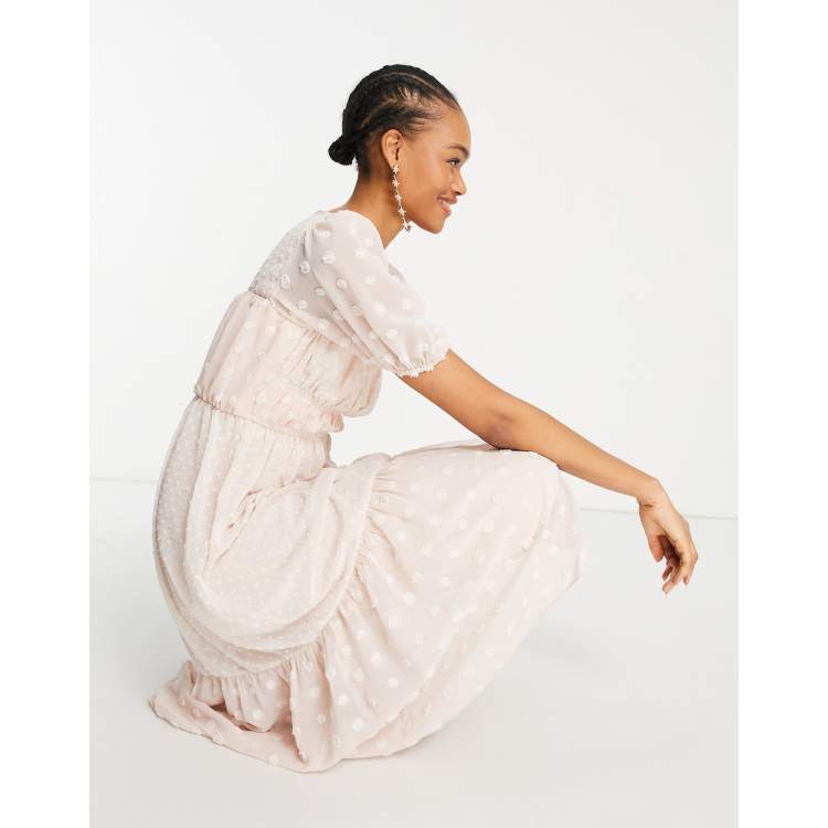 Asos robe rose outlet poudré