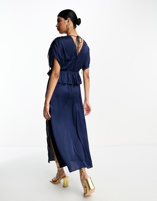 Asos robe bleu marine best sale