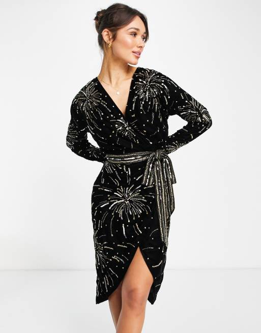 Robe best sale velours asos