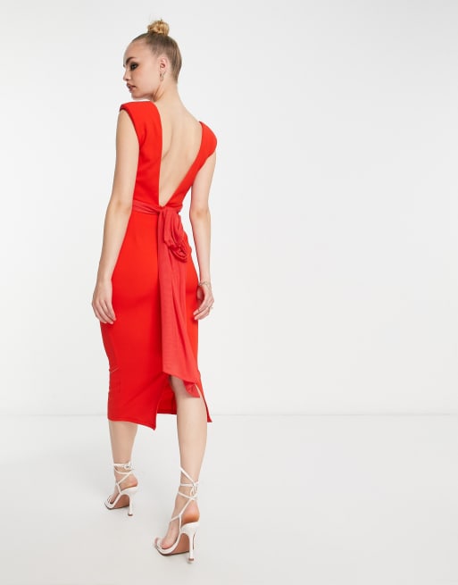 Asos 2024 robe rouge