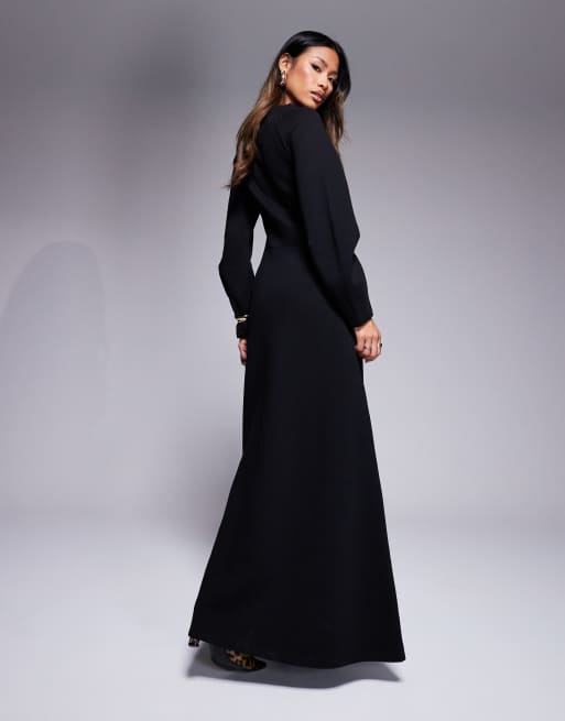 Robe asos noir hotsell