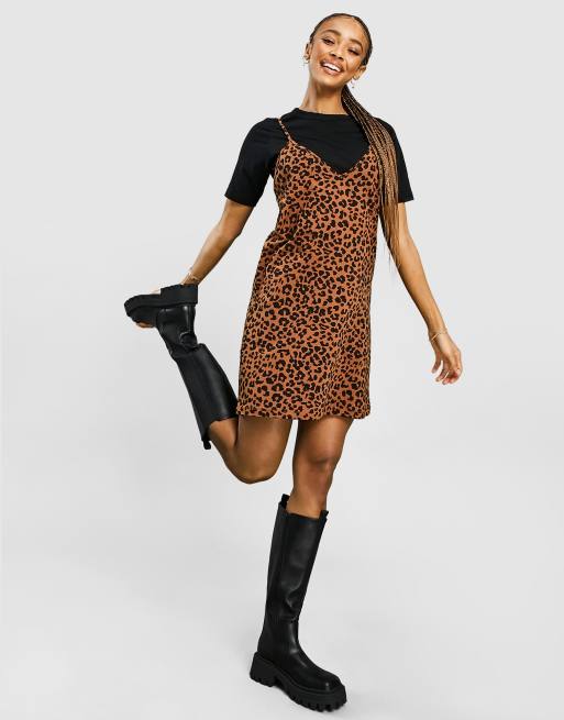 Robe nuisette online leopard