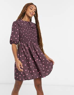 robe patineuse col claudine