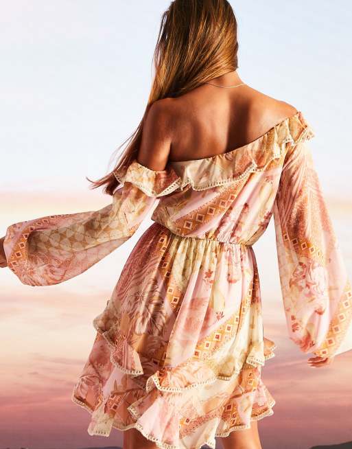 Robe vaporeuse courte hotsell