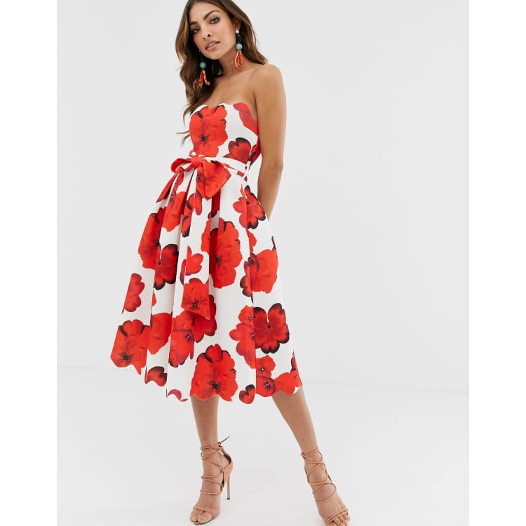 Robe imprimé coquelicot new arrivals