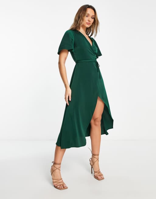 Asos robe portefeuille new arrivals