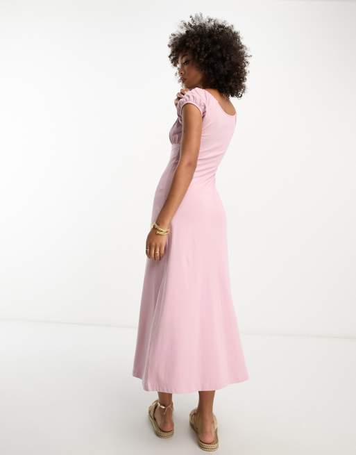 Robe rose poudré asos hot sale