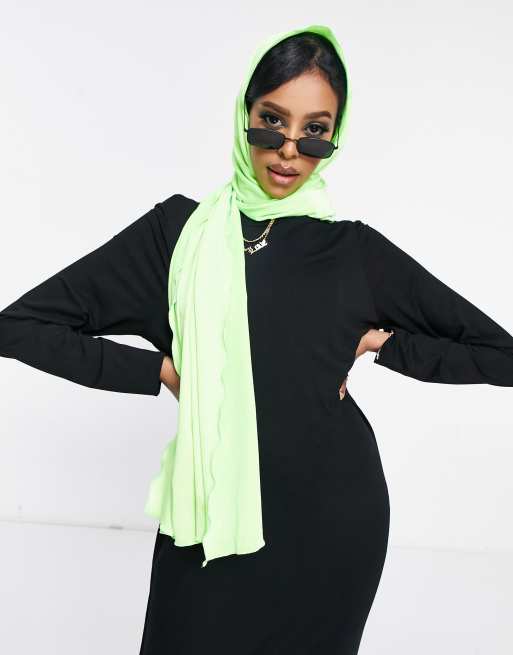 ASOS DESIGN - Robe t-shirt longue à manches longues - Noir, 3 de 4