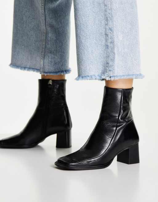 Asos discount leather boots