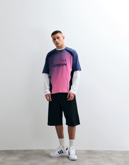 ASOS DESIGN – Röd t-shirt i oversize med FIFA World Cup Japan-tryck, 4 av 5