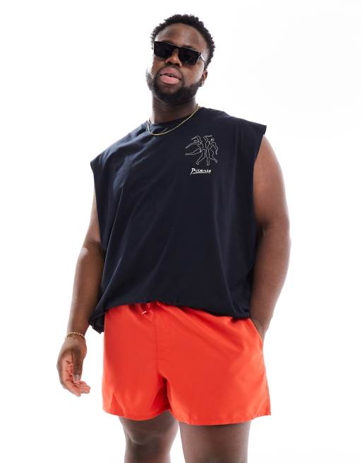 ASOS DESIGN – Röda korta badshorts , 2 av 4