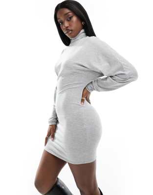 Light gray long sleeve dress best sale